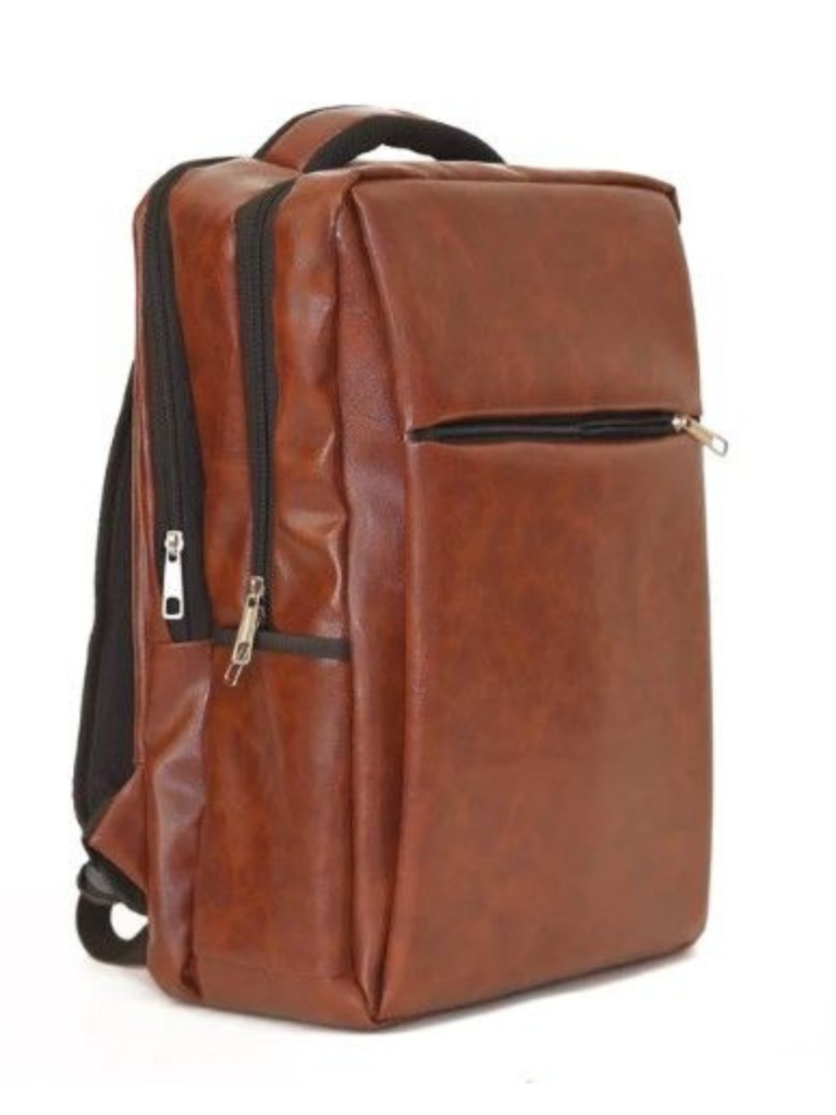 Leather bag pack
