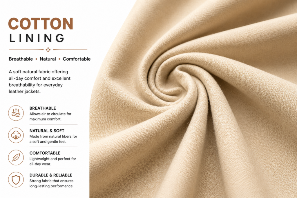 cotton lining