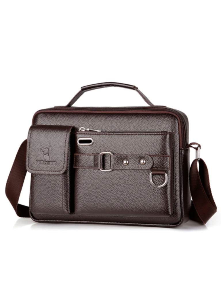 leather messenger bag