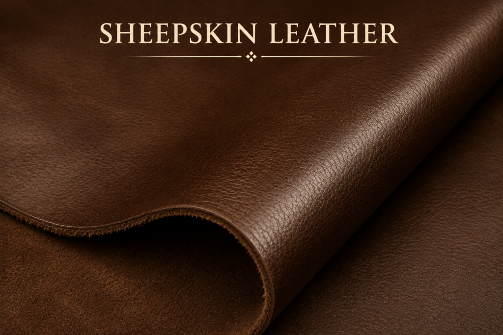 sheep leather